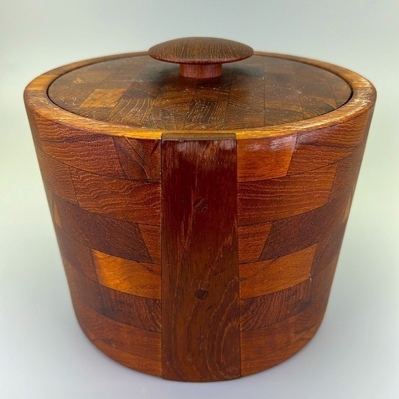 Vintage Ernest Sohn Teak Canister - Picture 1 of 15
